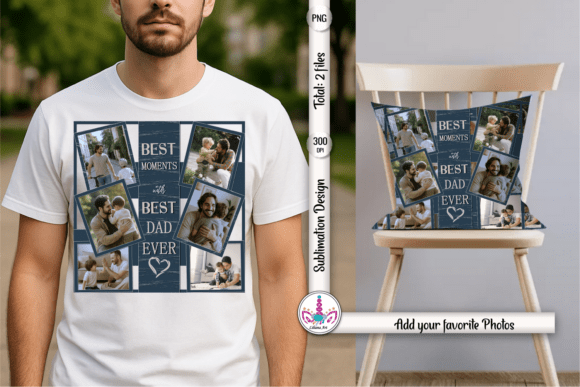 Best Dad T-Shirt Design: A Rustic Tribute to Family