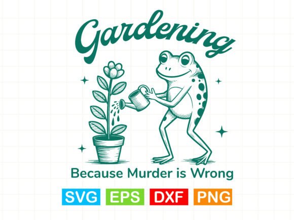 Bring Whimsy to Your Brand with a Gardening Frog SVG