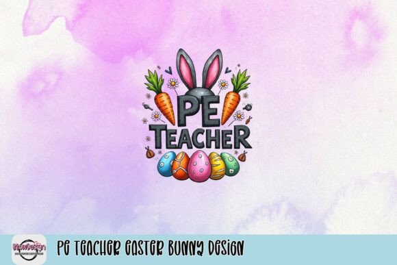 Celebrate Easter with a Sporty PE Teacher Bunny Design