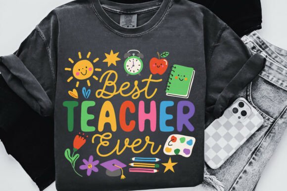 Celebrate Educators with the Best Teacher Ever Doodle Design