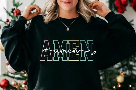 Christi & Amen SVG Shirt Design: A Faith-Based Crafting Essential