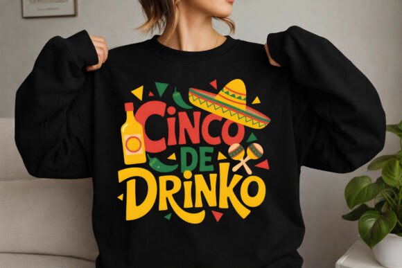 Cinco De Drinko Funny Party PNG Design