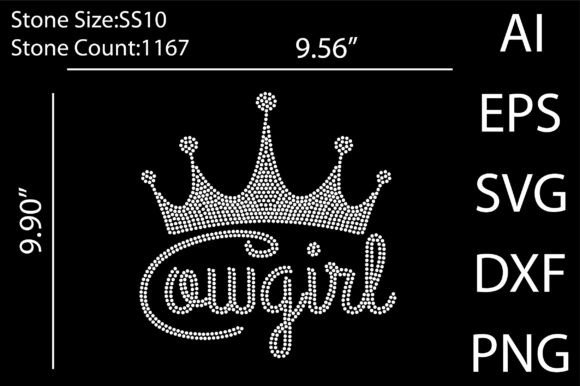 Cowgirl Rhinestone Templates Design: Instant Sparkle for Your Projects
