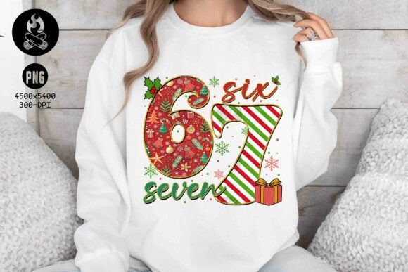 Festive Number Graphics for Your Holiday Projects