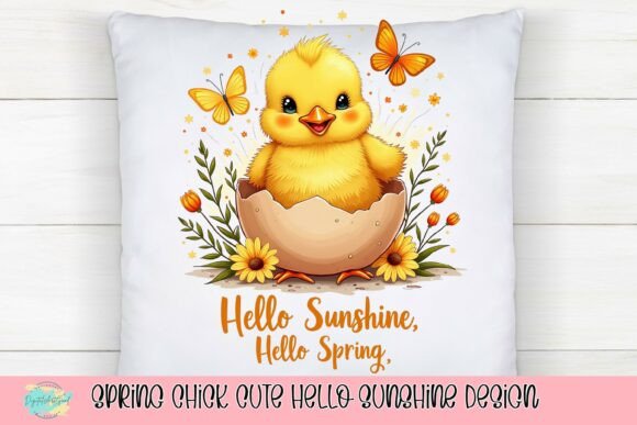 Sunshine on a Page: Using This Spring Chick Design