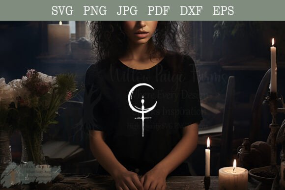 The Allure of the Lilith Symbol in Gothic and Wiccan Design